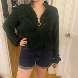Green sweater